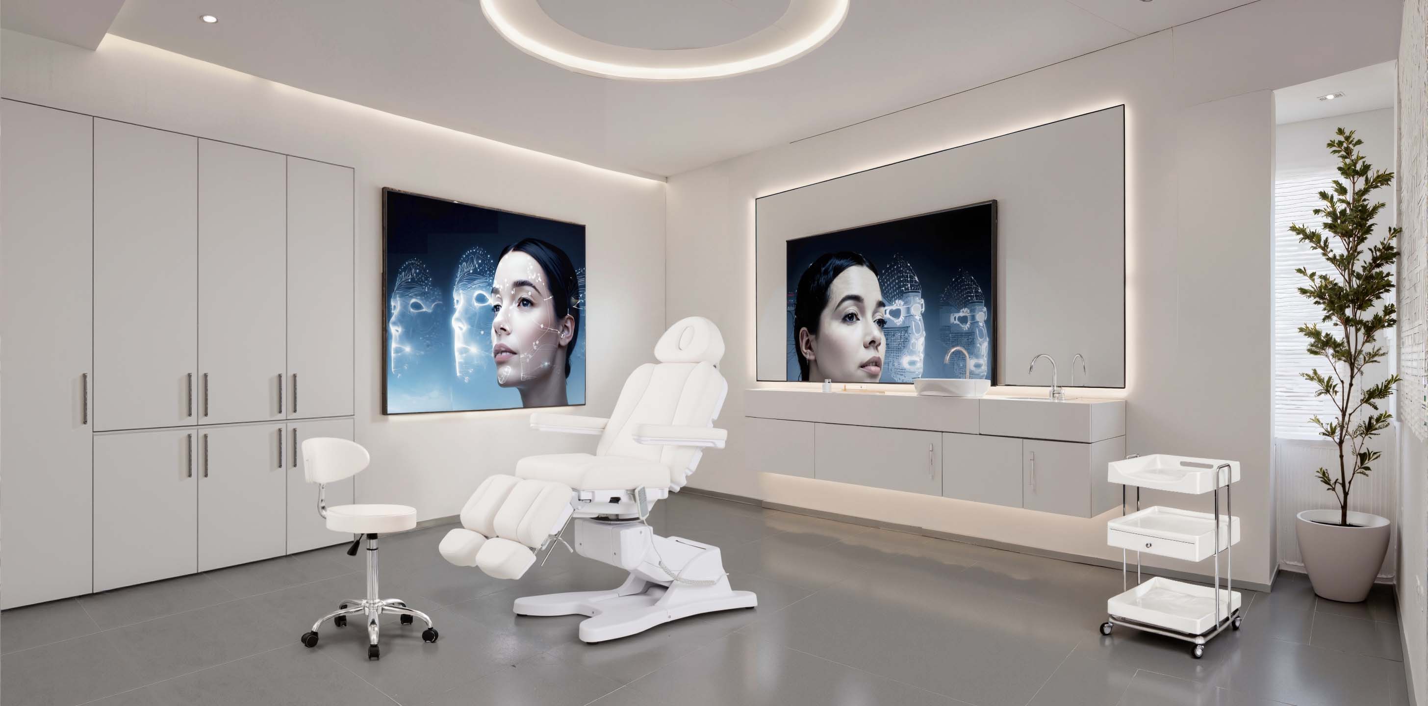 科技美容院裝修風格